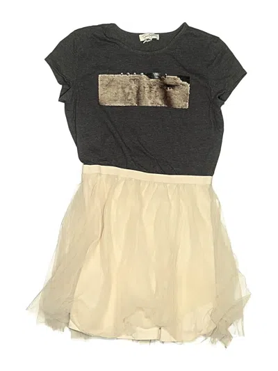 Pre-owned Jessica Simpson Kids' Dress In Gray