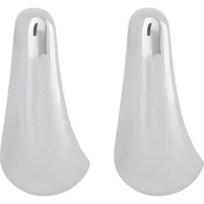 Jessica Simpson Drop Stud Earrings In Silver