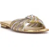 Jessica Simpson Dydra Slide Sandal In Gold
