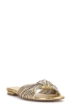 Jessica Simpson Dydra Slide Sandal In Silver Combo