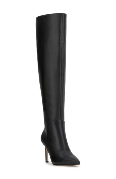 Jessica Simpson Earon Pointed Toe Over The Knee Boot In Black
