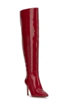 Jessica Simpson Earon Pointed Toe Over The Knee Boot In Red
