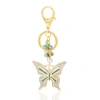 Jessica Simpson Elegant Butterfly Charm Keychain