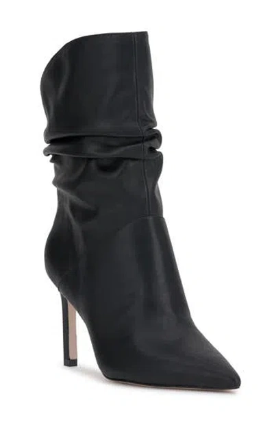 Jessica Simpson Elisti Pointed Toe Slouch Bootie In Black