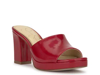 Jessica Simpson Elyzza Slide Sandal In Red