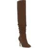 Jessica Simpson Emetta Pointed Toe Over The Knee Boot In Brown