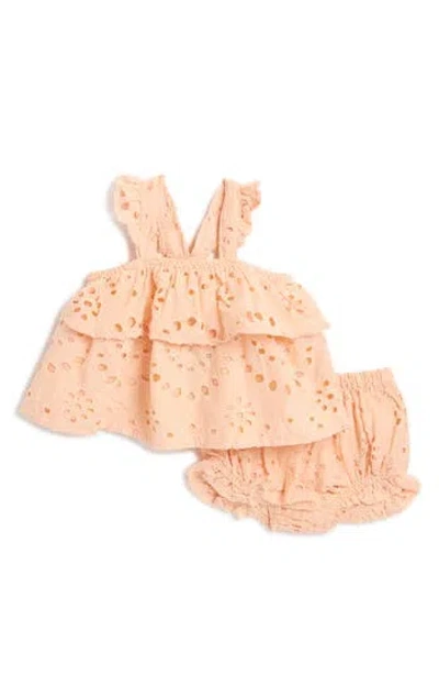 Jessica Simpson Babies'  Eyelet Top & Bloomers Set