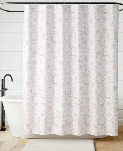 Jessica Simpson Fabric 13-pc. Shower Curtain Set With Hooks