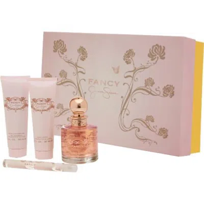 Jessica Simpson Fancy 4 Piece Gift Set 4 Piece Gift Set With 3.4 oz Edp In Multi