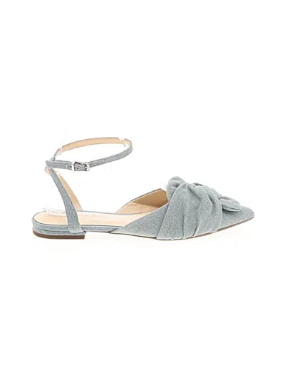 Pre-owned Jessica Simpson Flats In Gray