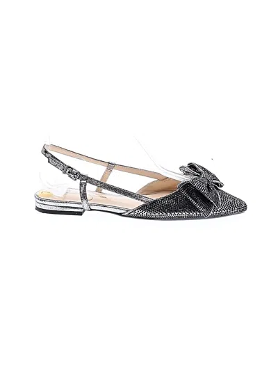 Pre-owned Jessica Simpson Flats In Silver