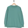 Jessica Simpson Fleece Crewneck Pullover In Green