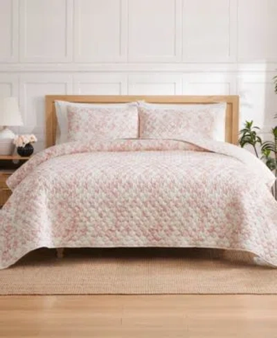 Jessica Simpson Floral Camilla Quilt Sets In Pink