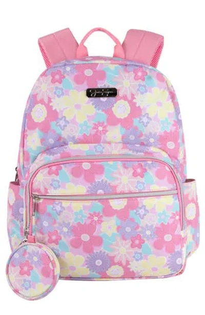 Jessica Simpson Floral Print Backpack In Pink