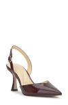 Jessica Simpson Fyvera Slingback Pump In Burgundy