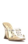 Jessica Simpson Ganisa Wedge Slide Sandal In Clear