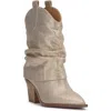 Jessica Simpson Gemorra Pointed Toe Bootie In Champagne