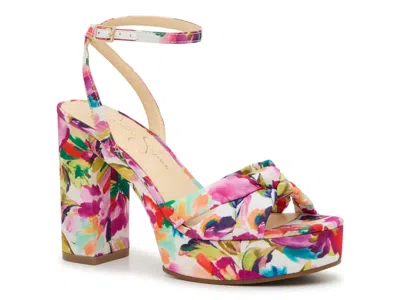 Jessica Simpson Ginien Platform Sandal In Multi