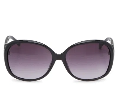 Jessica Simpson Glam Oval Sunglasses In Purple