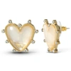 Jessica Simpson Gold-tone Heart Stud Earrings In Gold