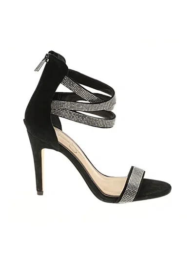 Pre-owned Jessica Simpson Heels In Black