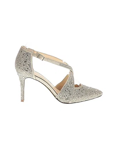 Pre-owned Jessica Simpson Heels In Gold