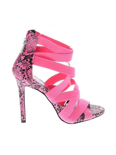 Pre-owned Jessica Simpson Heels In Pink
