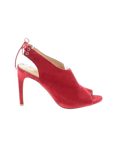 Pre-owned Jessica Simpson Heels In Red