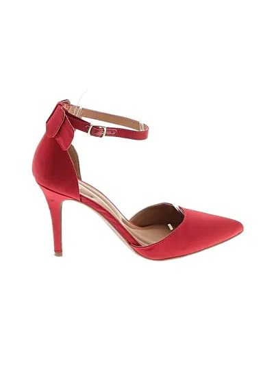 Pre-owned Jessica Simpson Heels In Red