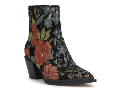 Jessica Simpson Helvona Western Bootie In Multi