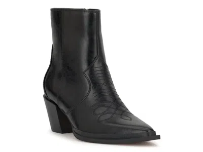 Jessica Simpson Helvona Western Bootie In Black