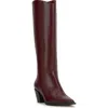 Jessica Simpson Hemmia Pointed Toe Knee High Boot In Brown
