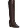 Jessica Simpson Hemmia Pointed Toe Knee High Boot In Brown