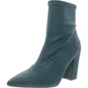 Jessica Simpson Hendria Womens Faux Suede Pointed Toe Ankle Boots In Multi