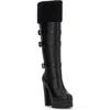 Jessica Simpson Women's Imerald Platform Cozy Tall Boots In Black