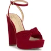 Jessica Simpson Immie Platform Sandal In Red
