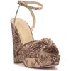 Jessica Simpson Immie Platform Sandal In Neutral