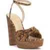 Jessica Simpson Immie Platform Sandal In Natural Leopard