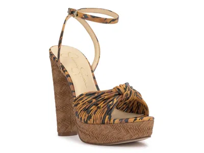 Jessica Simpson Immie Platform Sandal In Taupe