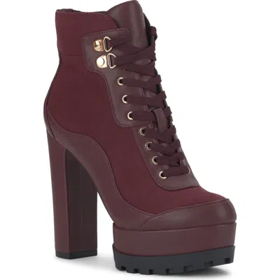 Jessica Simpson Indiera Bootie In Burgundy
