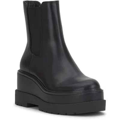 Jessica Simpson Ivean Womens Faux Leather Platfrom Chelsea Boots In Multi