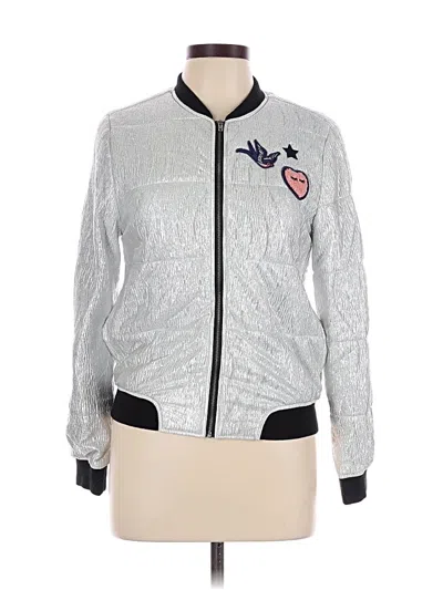 Pre-owned Jessica Simpson Jacket In Silver