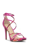 Jessica Simpson Jaeye Ankle Strap Platform Sandal In Pink Combo