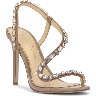 Jessica Simpson Jaycin Sandal In Chai Latte Patent