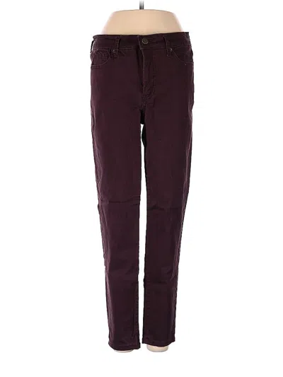 Pre-owned Jessica Simpson Jeans In Burgundy