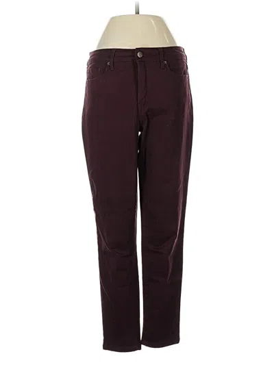 Pre-owned Jessica Simpson Jeans In Burgundy