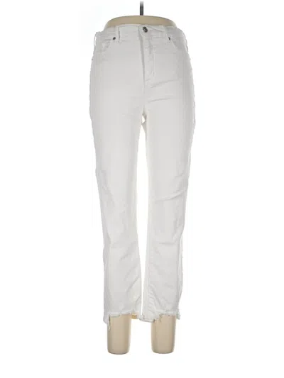 Pre-owned Jessica Simpson Jeans In Ivory