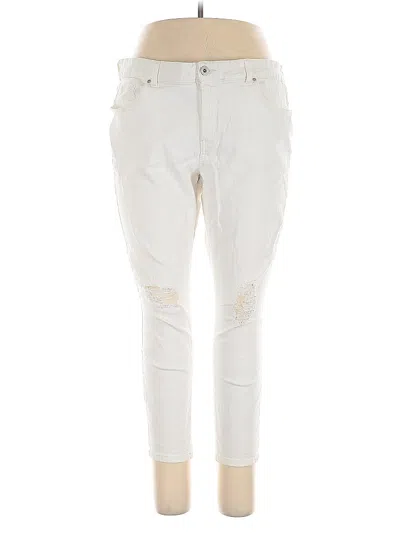 Pre-owned Jessica Simpson Jeans In White