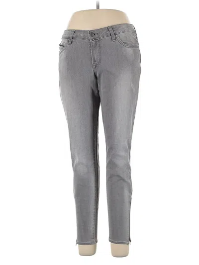 Pre-owned Jessica Simpson Jeggings In Gray