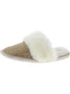 Jessica Simpson Jessenia Womens Embellished Comfort Slip-on Slippers In Beige